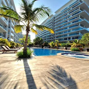 Apto Ed Morros 3 - Frente Al Mar - 1 Queen Bed - 2 Sofacamas Apartamento Cartagena
